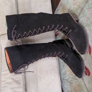 🆕 Sundance Suede Lace-Up Tall Boots